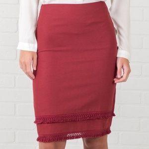 Downeast Basics | Happy Shores pencil skirt